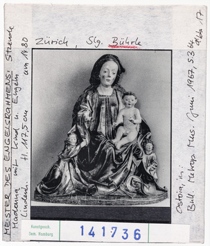 Vorschaubild Zürich: Museum, Madonna mit Kind und Engeln. Meister des Engelsrahmens 